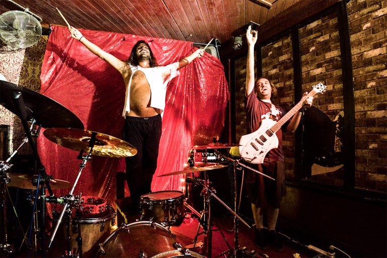 Zolle at The Mother's Ruin, Bristol, August 2017. Photograph Copyright © Simon Holliday