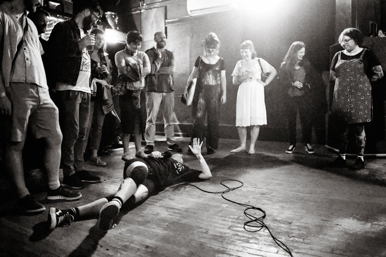 Cocaine Piss at Exchange, Bristol, May 2018. Photograph Copyright © Simon Holliday