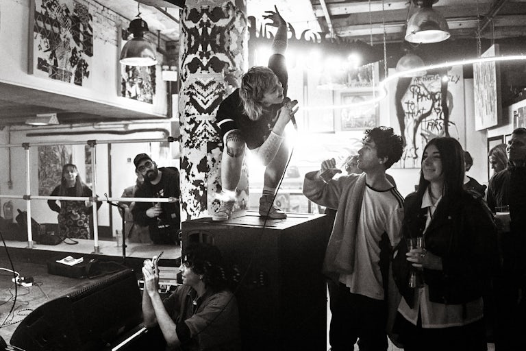 Exit Child at Strange Brew, Bristol, November 2023. Photograph Copyright © Simon Holliday