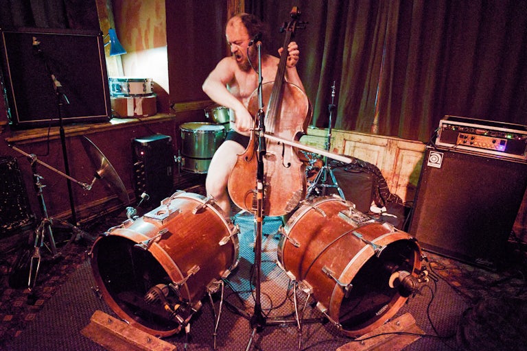 Mr. Marcaille at The Stag and Hounds, Bristol, February 2017. Photograph Copyright © Simon Holliday