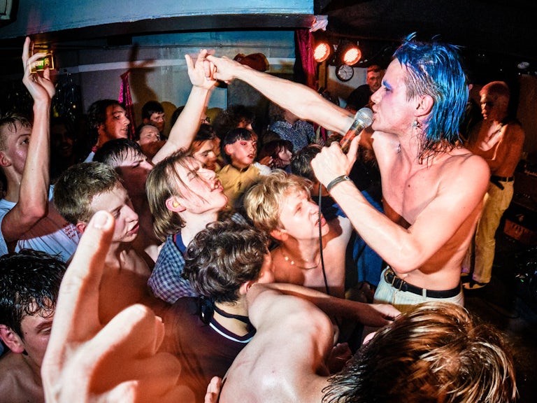 HMLTD at The Louisiana, Bristol, May 2017. Photograph Copyright © Simon Holliday
