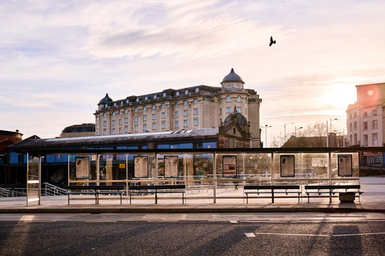 Broad Quay. Bristol during COVID-19 lockdown, April 2020. Photograph Copyright © Simon Holliday