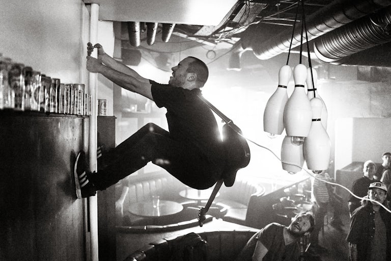 Peter J. Taylor / Holy Scum at The Lanes, Bristol, June 2022. Photograph Copyright © Simon Holliday