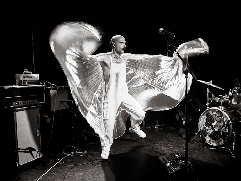 Mikey Alvarez / Frauds at The Crofters Rights, Bristol, September 2021. Photograph Copyright © Simon Holliday